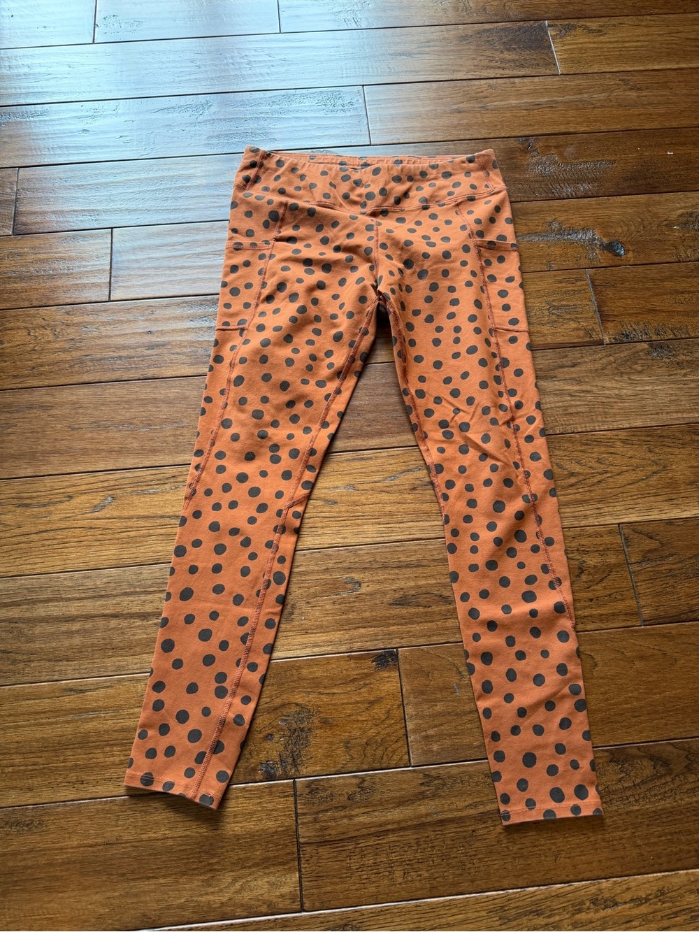 Pact Brown Polka Dot High-Waist Leggings - Picture 4 of 6